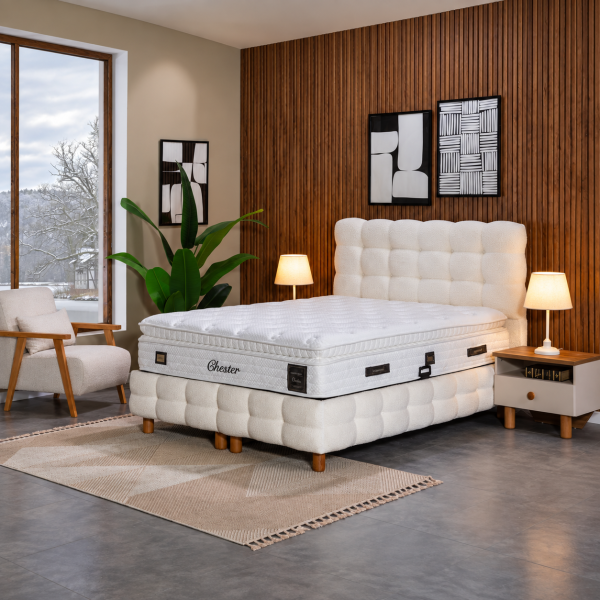 Тапицирано легло с матрак 160/200 Нувия сет 