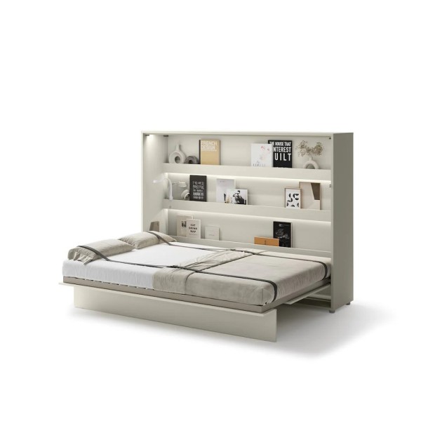 Падащо легло Мърфи BED CONCEPT BC-04 хоризонтално 140/200 кашмир