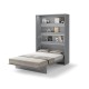 Падащо легло Мърфи BED CONCEPT BC-01 вертикално 140/200 сиво
