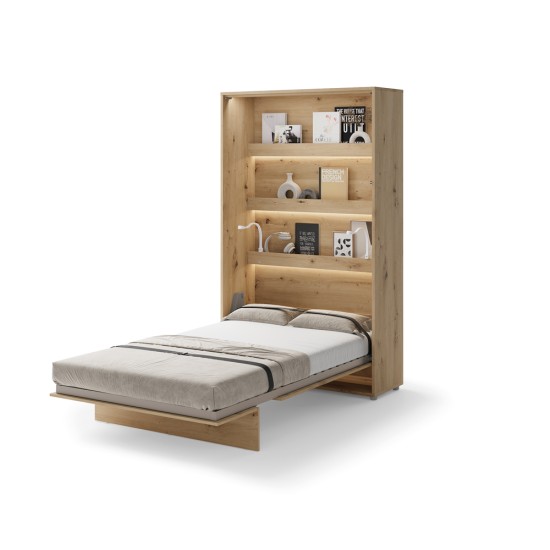 Падащо легло Мърфи BED CONCEPT BC-02 вертикално 120/200 дъб артисан