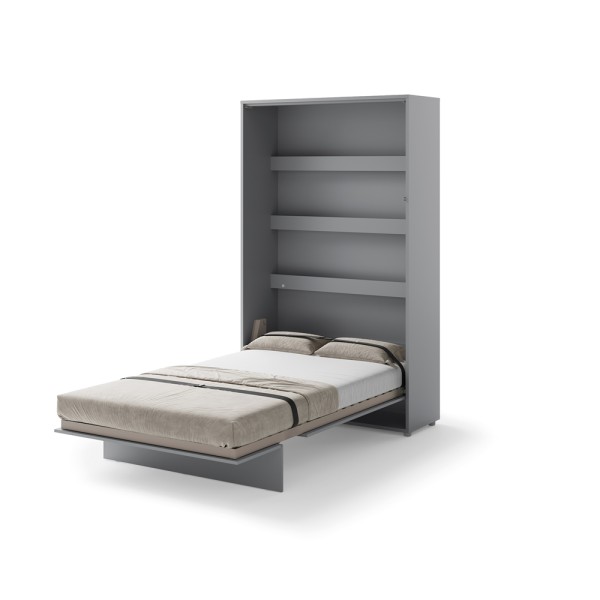 Падащо легло Мърфи BED CONCEPT BC-02 вертикално 120/200 сиво