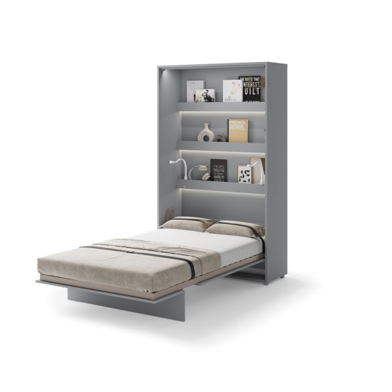Падащо легло Мърфи BED CONCEPT BC-02 вертикално 120/200 сиво