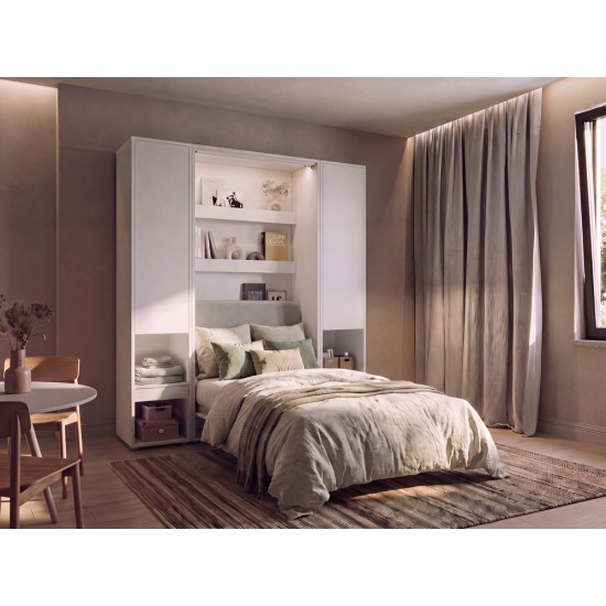 Падащо легло Мърфи BED CONCEPT BC-03 вертикално 90/200 бял