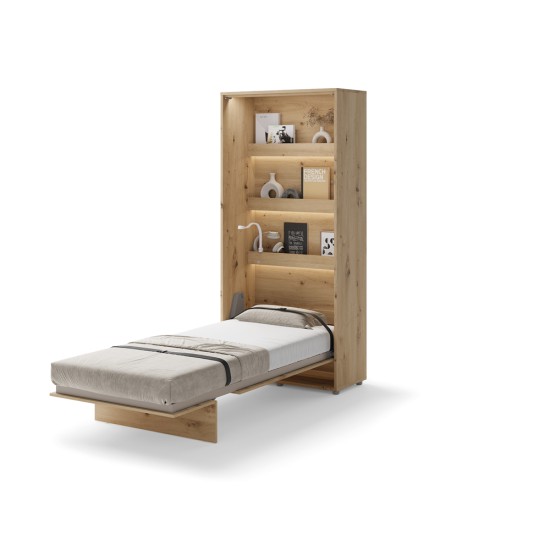 Падащо легло Мърфи BED CONCEPT вертикално BC-03 90/200 дъб артисан