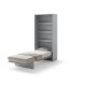 Падащо легло Мърфи BED CONCEPT BC-03 вертикално 90/200 сиво