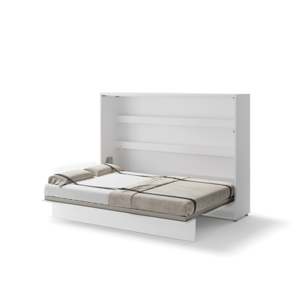 Падащо легло  Мърфи BED CONCEPT BC-04p хоризонтално 140/200 бяло гланц