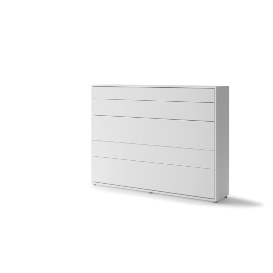Падащо легло Мърфи BED CONCEPT BC-04 хоризонтално 140/200 бял