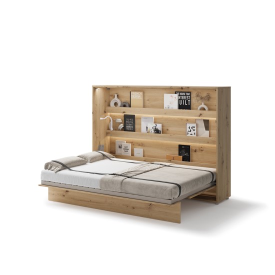 Падащо легло Мърфи BED CONCEPT BC-04 хоризонтално 140/200 дъб артисан