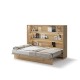 Падащо легло Мърфи BED CONCEPT BC-04 хоризонтално 140/200 дъб артисан