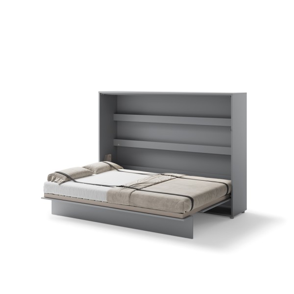 Падащо легло Мърфи BED CONCEPT BC-04 хоризонтално 140/200 сиво