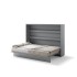 Падащо легло Мърфи BED CONCEPT BC-04 хоризонтално 140/200 сиво