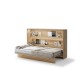 Падащо легло  Мърфи BED CONCEPT BC-05 хоризонтално 120/200 дъб артисан