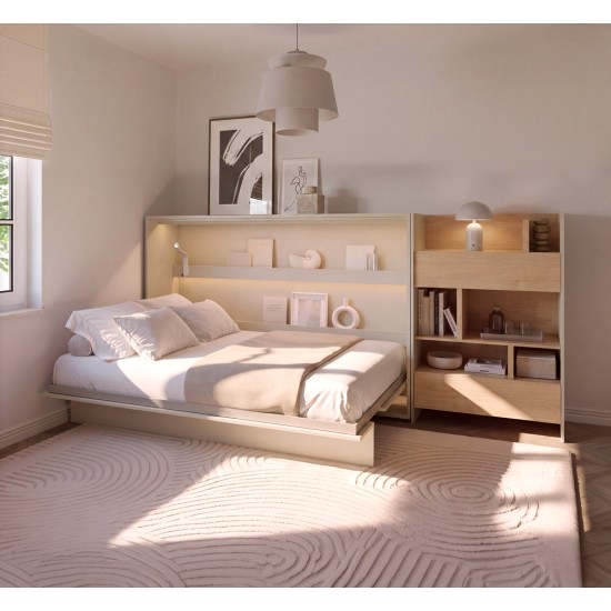 Падащо легло  Мърфи BED CONCEPT BC-05 хоризонтално 120/200 кашмир