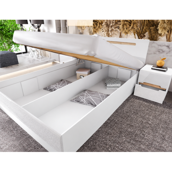 Легло с нощни шкафчета Luxory 160/200